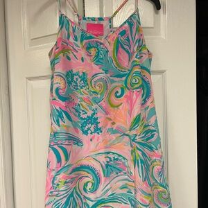 Lilly Pulitzer Pink and Blue Floral Dress